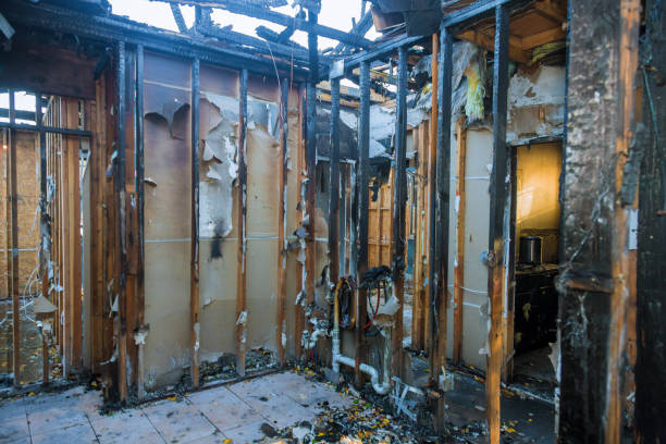 Professional Emergency Fire Cleanup technician working in Woodbury Heights, NJ